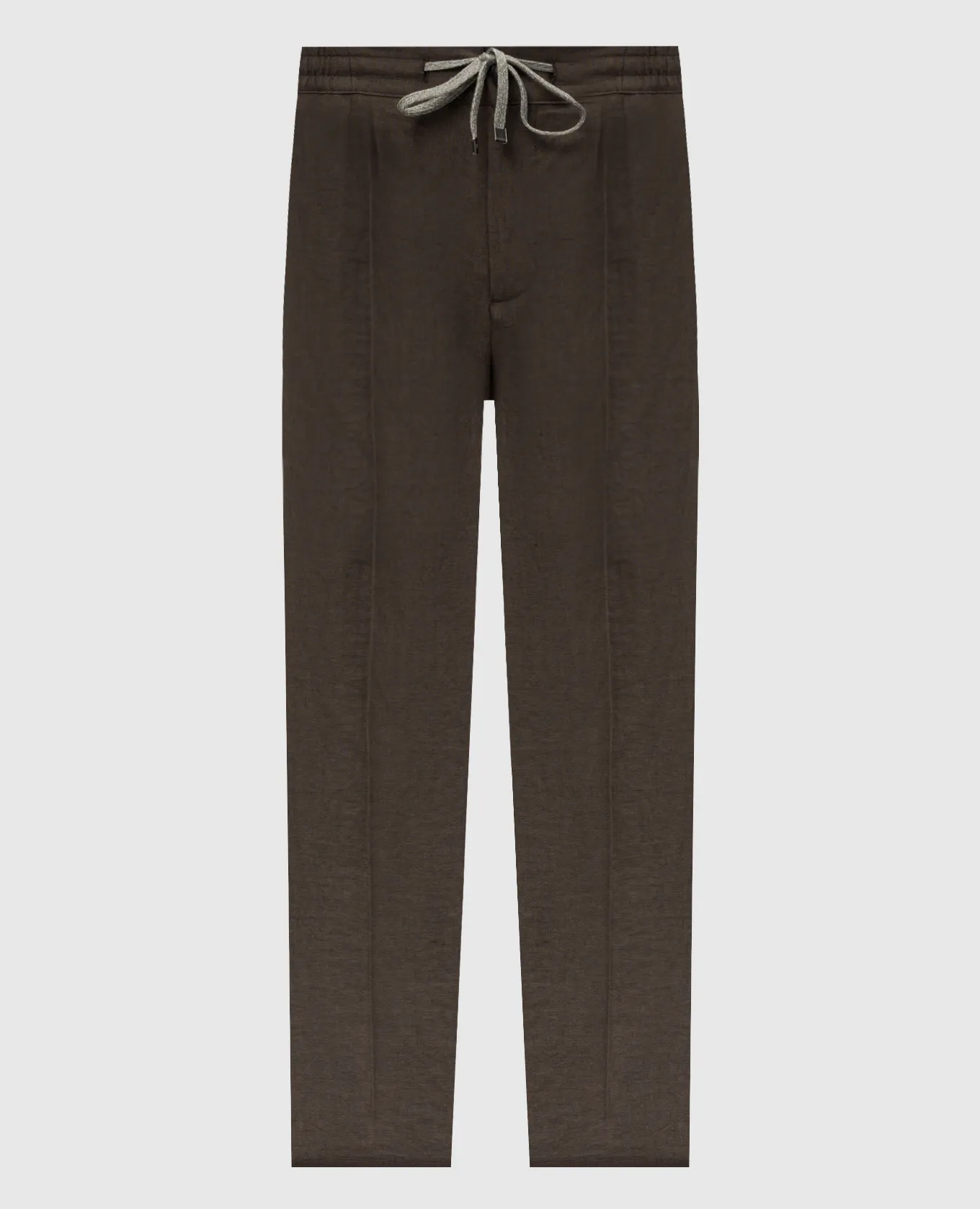 Cashmere&Whiskey Pantaloni di lino marroni 2556
