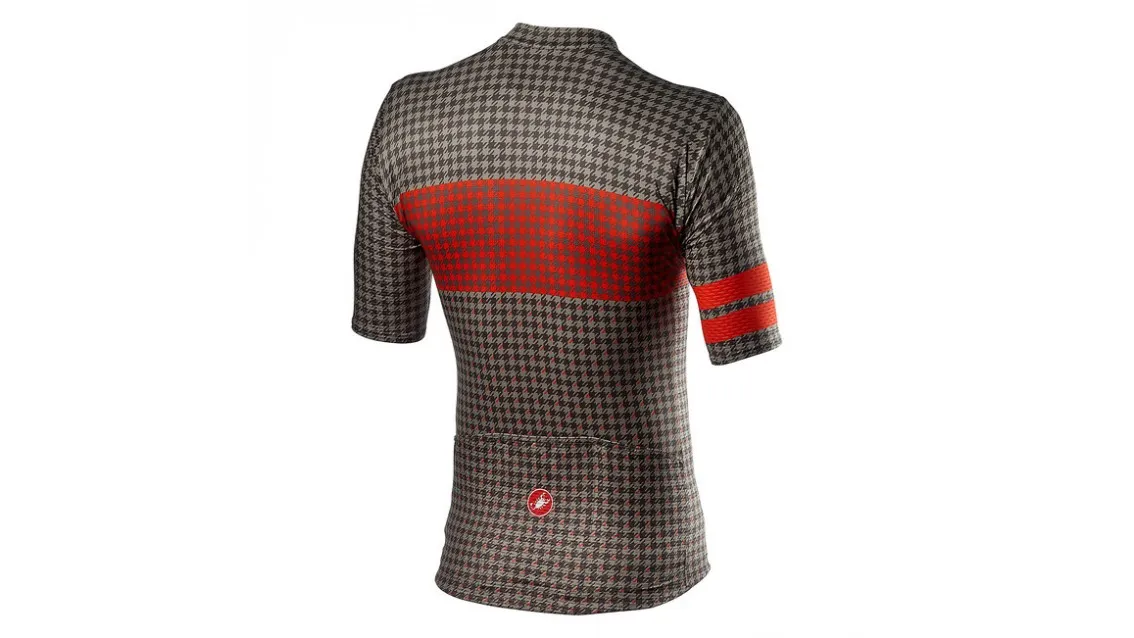 CASTELLI Maglia Maison Bark Green/Fiery Red