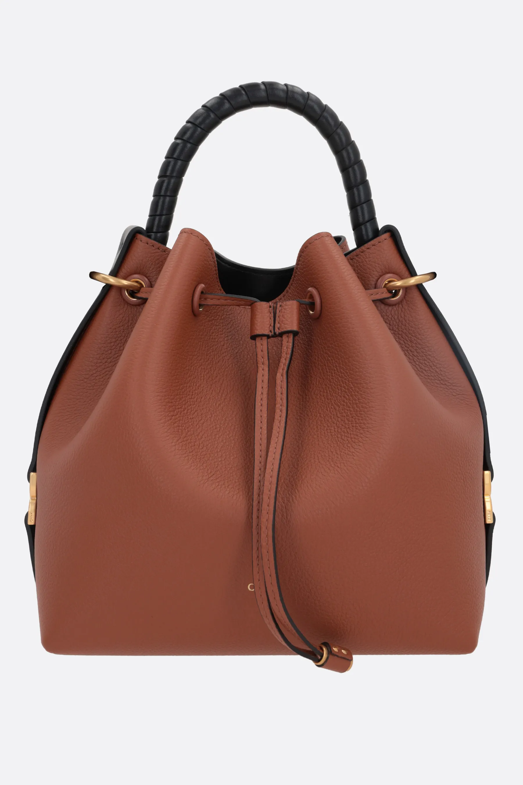 CHLOÉ borsa a secchiello Marcie in pelle martellata