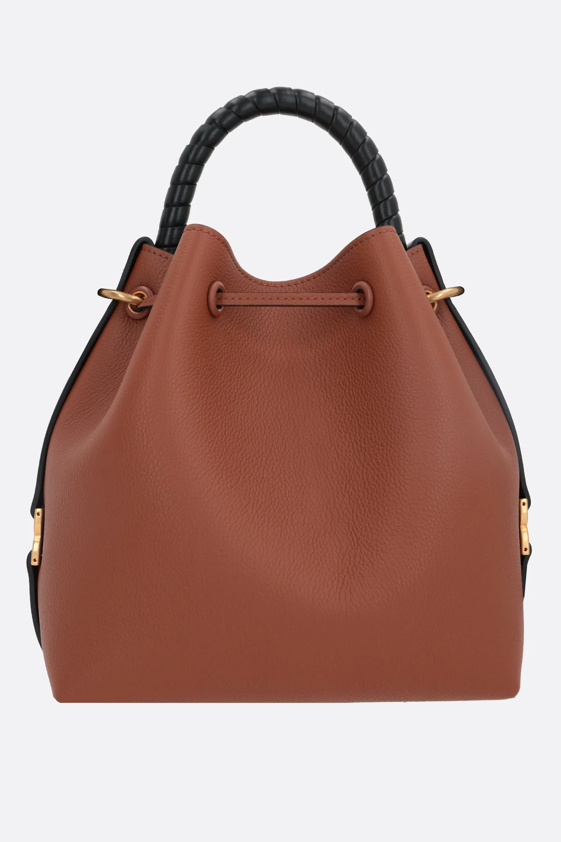 CHLOÉ borsa a secchiello Marcie in pelle martellata