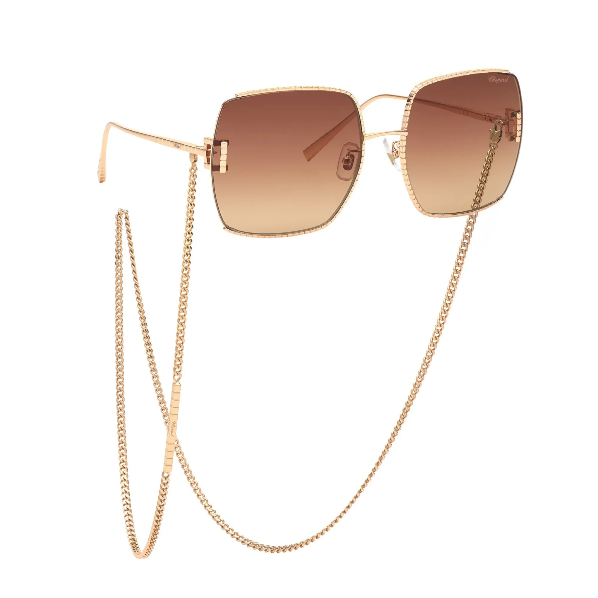   Chopard IKCHG30 - 8FCY Oro Rame Lucido | Occhiale Da Sole Donna 