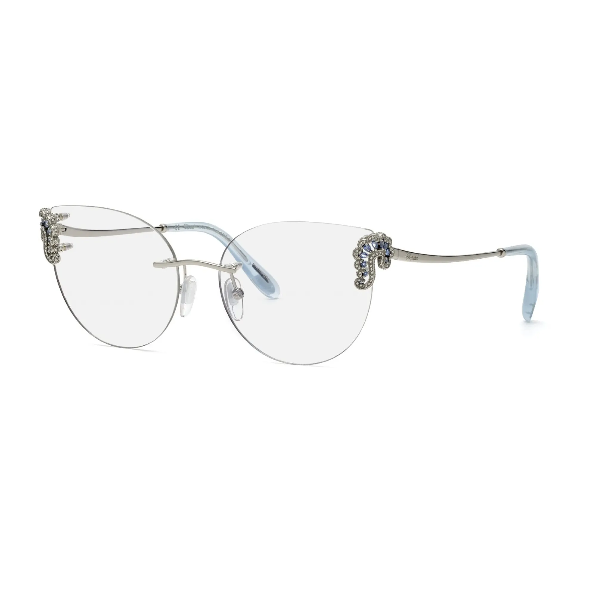   Chopard VCHG03S - 0579 Totale Palladio Lucido | Occhiale Da Vista Donna 