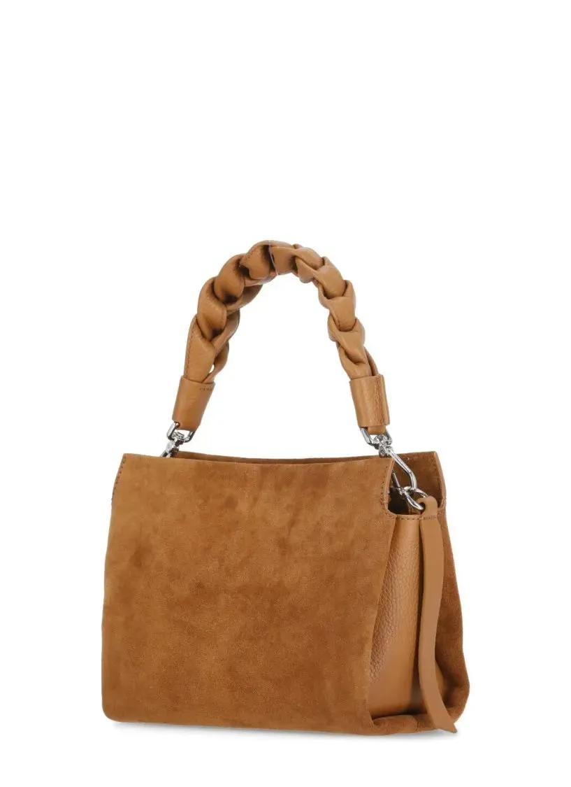 Coccinelle Boheme Suede Shoulder Bag Brown 