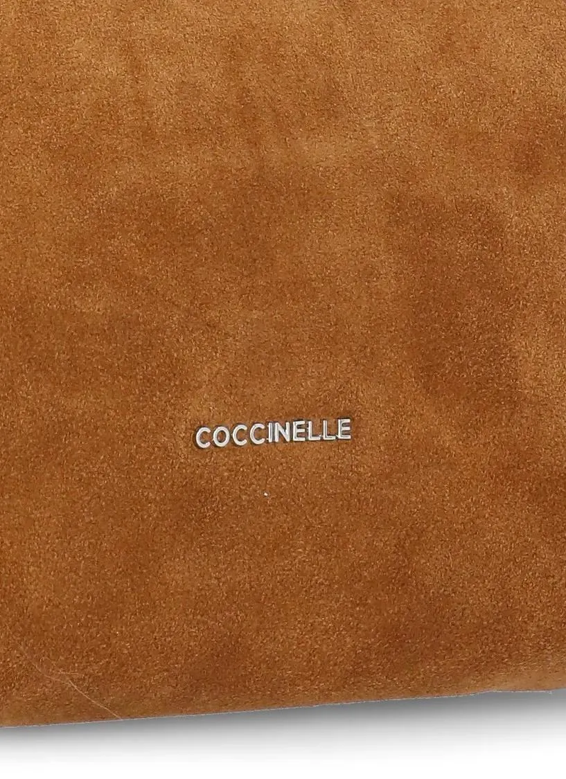 Coccinelle Boheme Suede Shoulder Bag Brown 