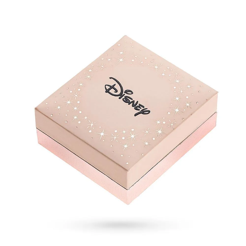 Collana bambini Disney Princess scritta corona cristalli bianchi