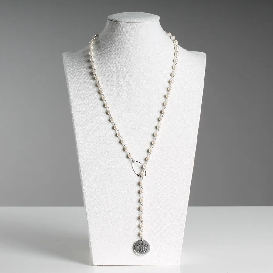 Collana Lulia Perla Argento