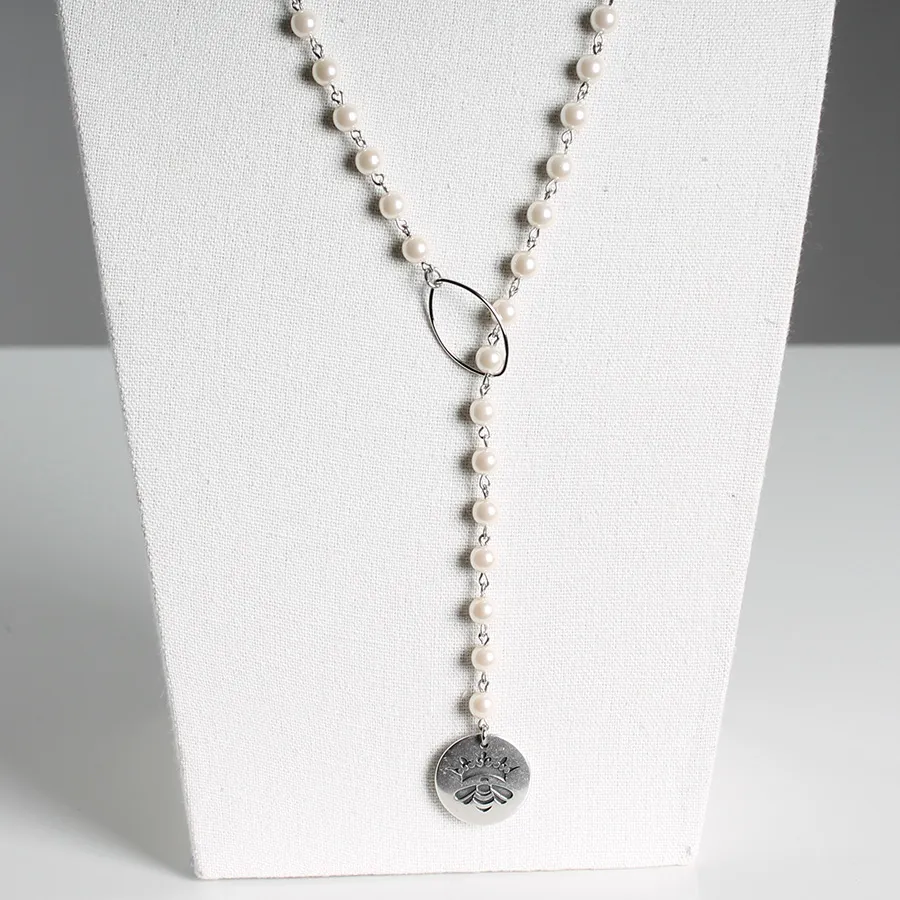 Collana Lulia Perla Argento