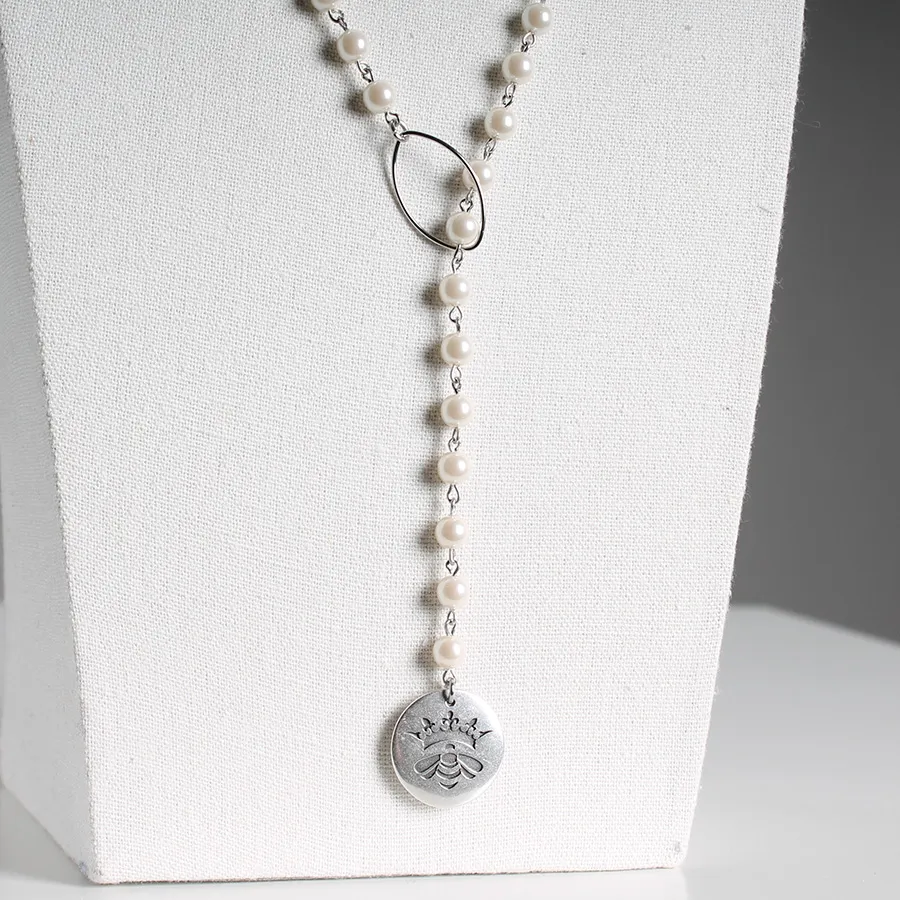 Collana Lulia Perla Argento