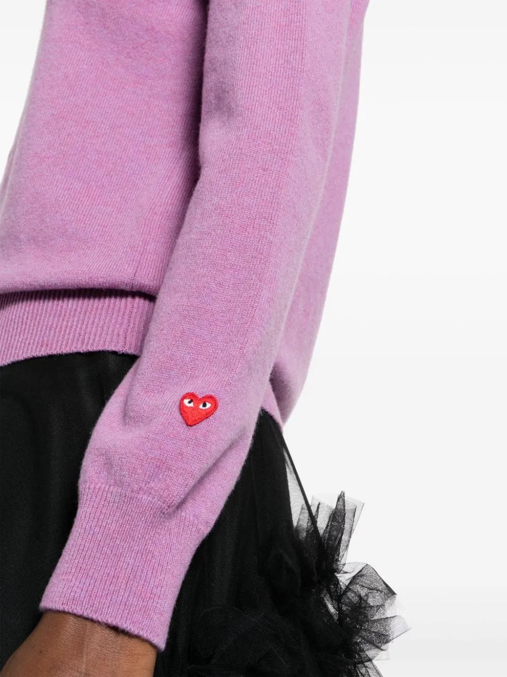 COMME DES GARÇONS PLAY CARDIGAN CON LOGO
