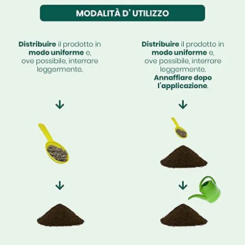 Concime Piante Verdi Tropicali 1kg - Fertilizzante Piante Verdi Naturale Per Cycas Con Azoto Organico, Fosforo E Potassio Per Fo