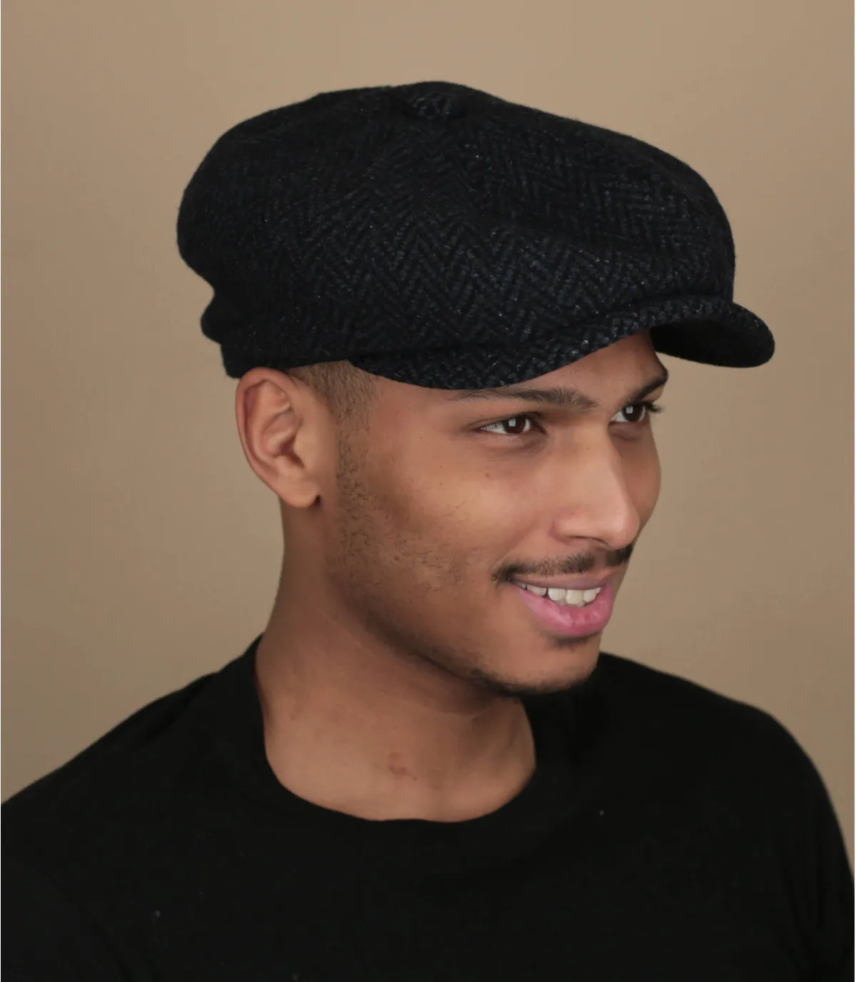 Coppola irlandese lana blu navy  Gizonki navy black     