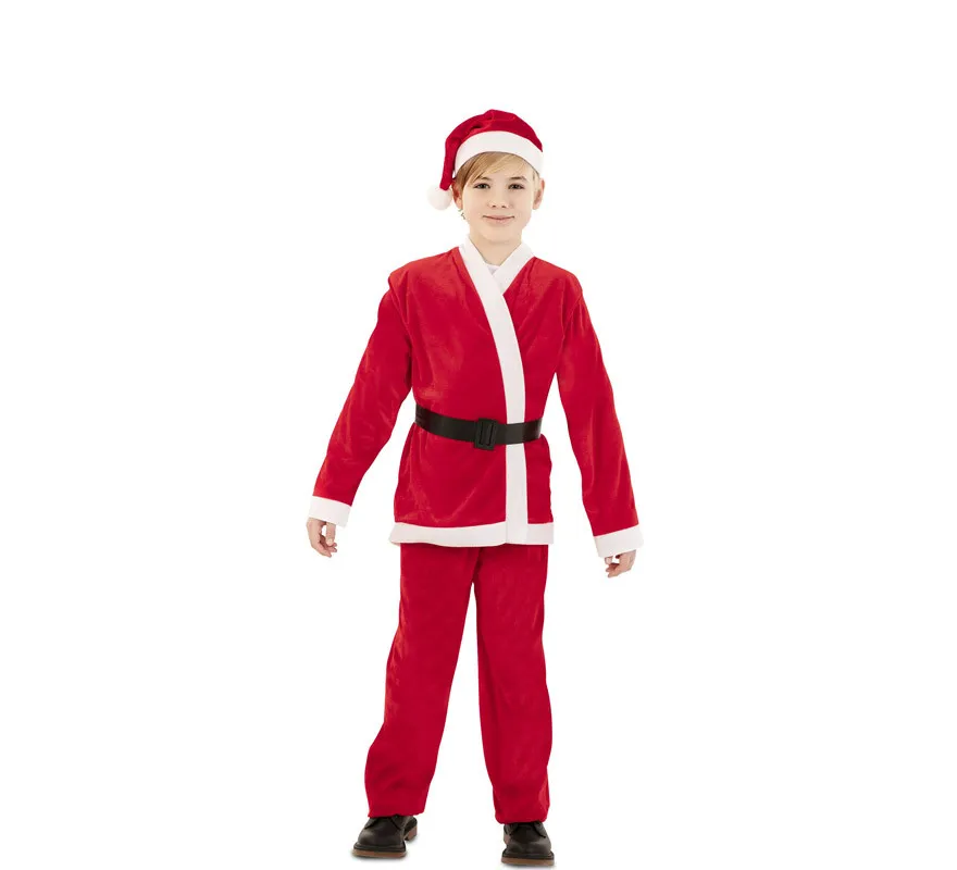 Costume da Babbo Natale classico con cappello per bambino