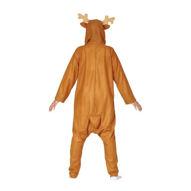 Costume da renna con cappuccio per adulti