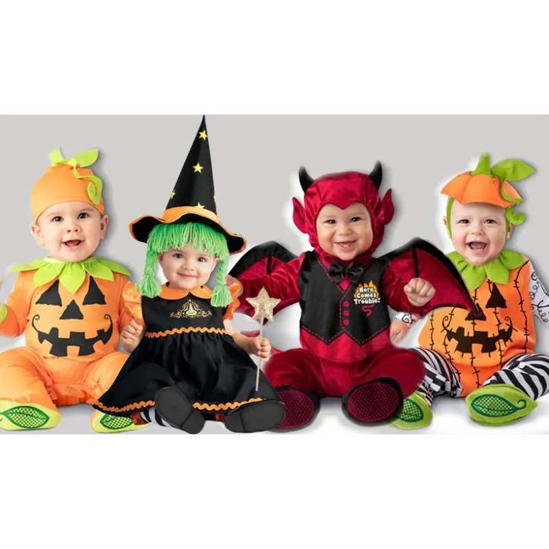 Costume Halloween Streghetta per Bambina Incharacter 0-24 mesi