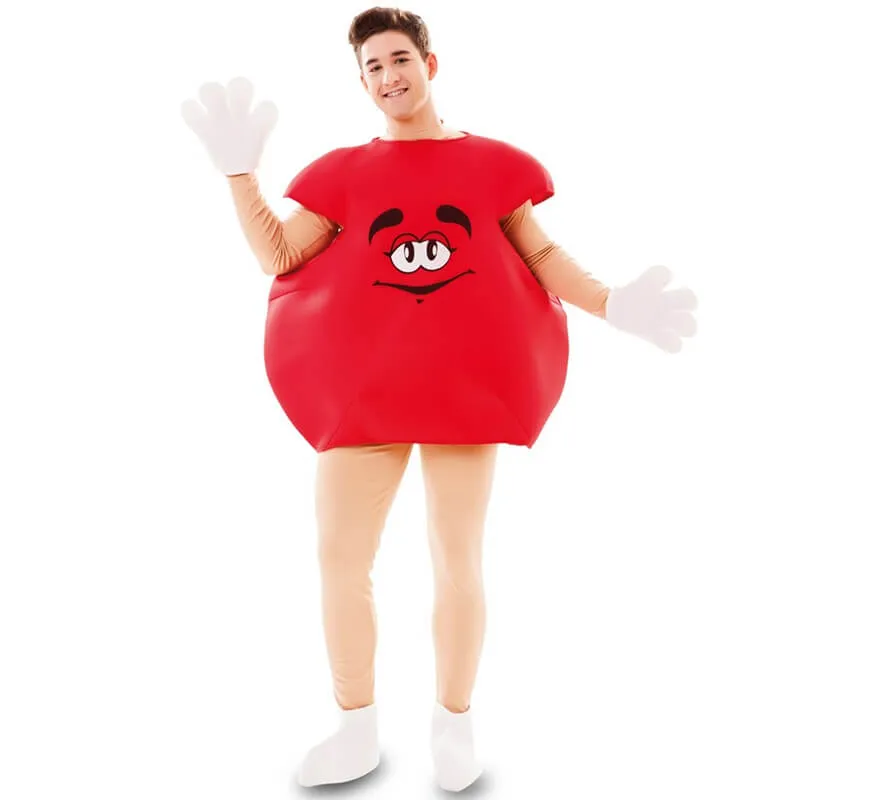Costume rosso cioccolato per adulti