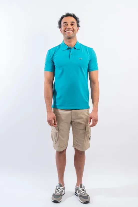 CP COMPANY STRETCH PIQUET POLO SHIRT SS 14CMPL094A005263W