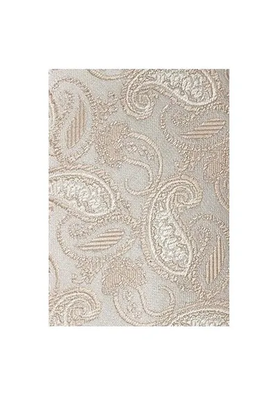 Cravatta beige paisley