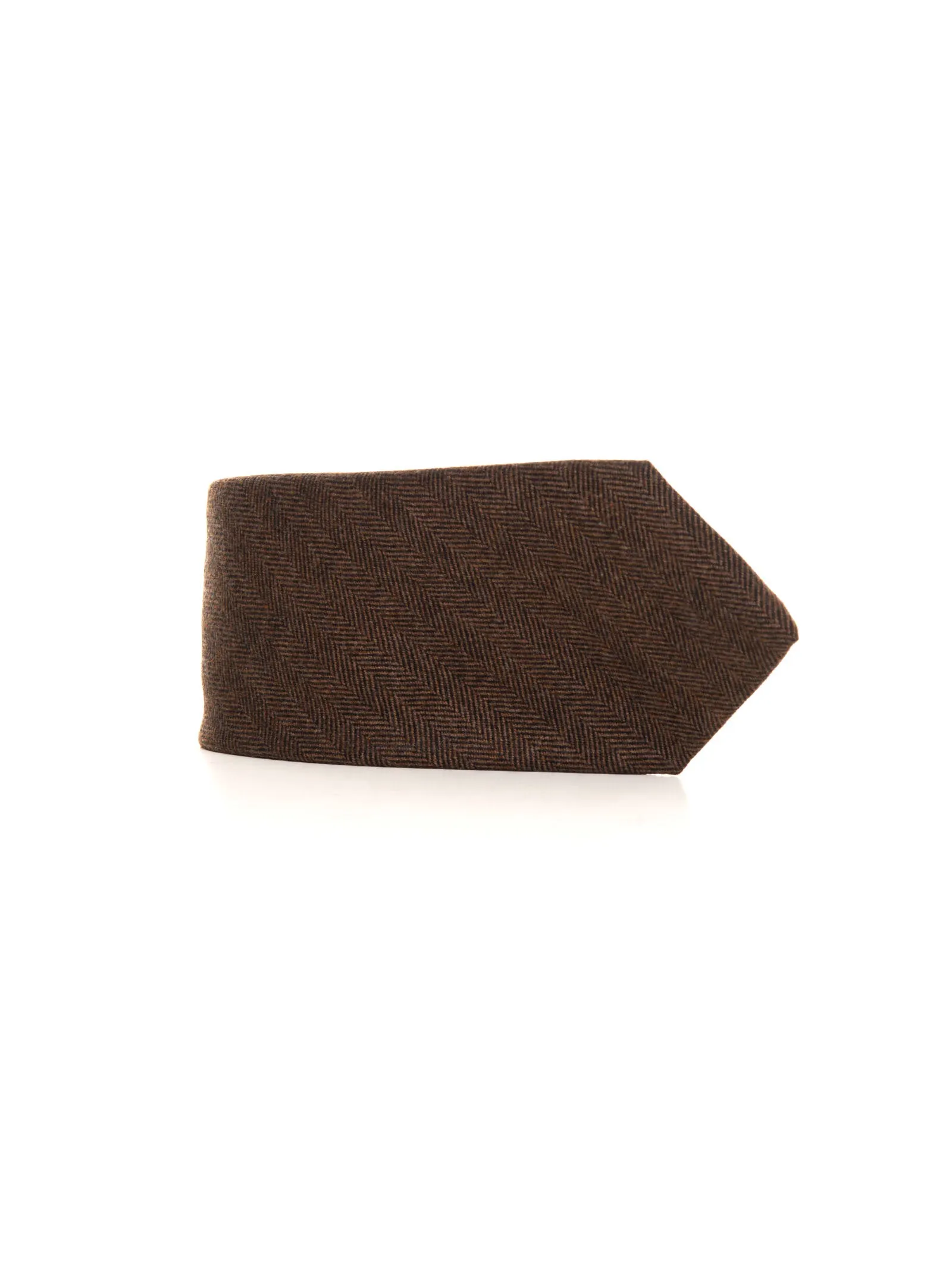 Cravatta Marrone Kiton Uomo