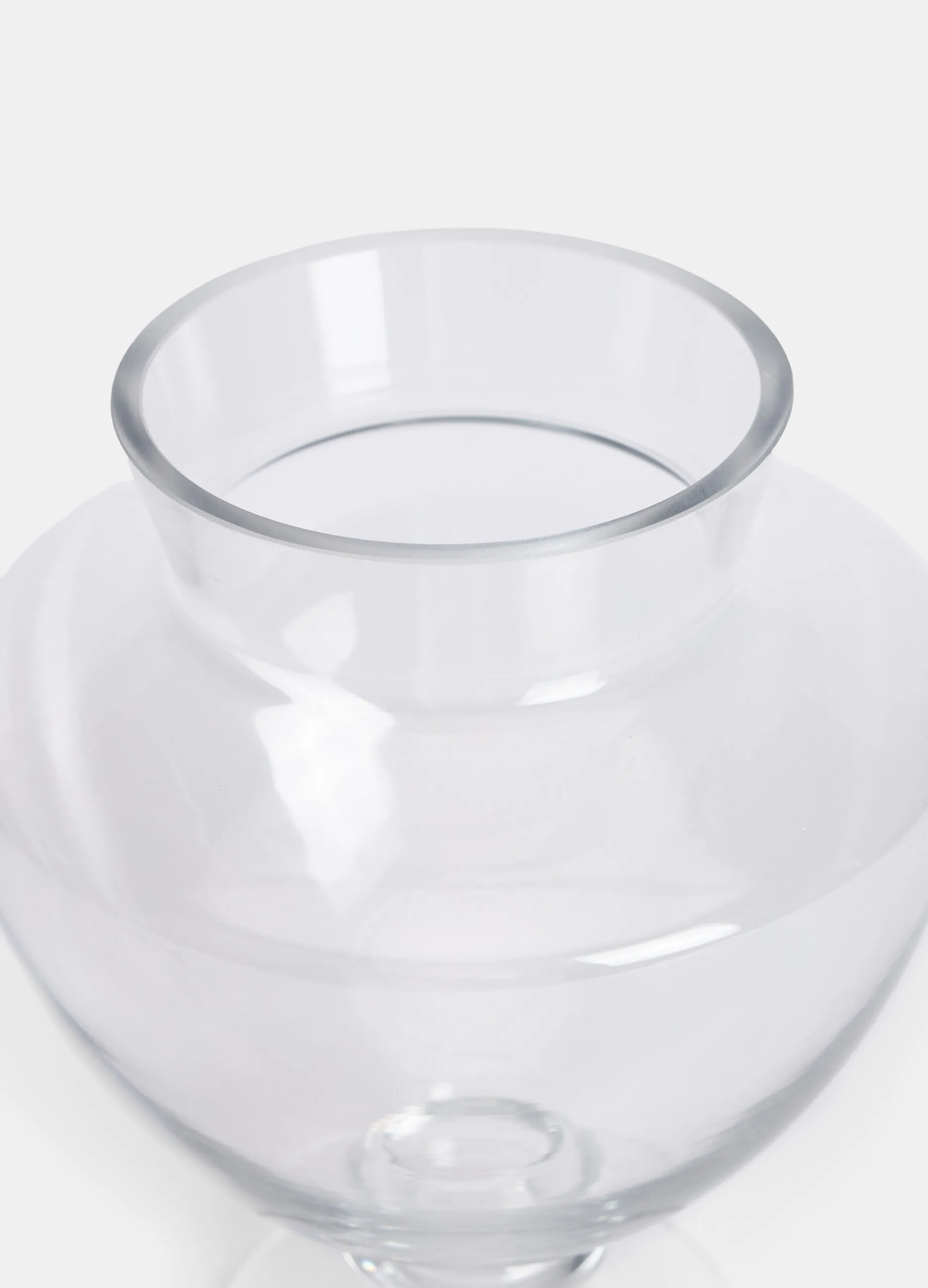 CROFF  Vaso di vetro trasparente