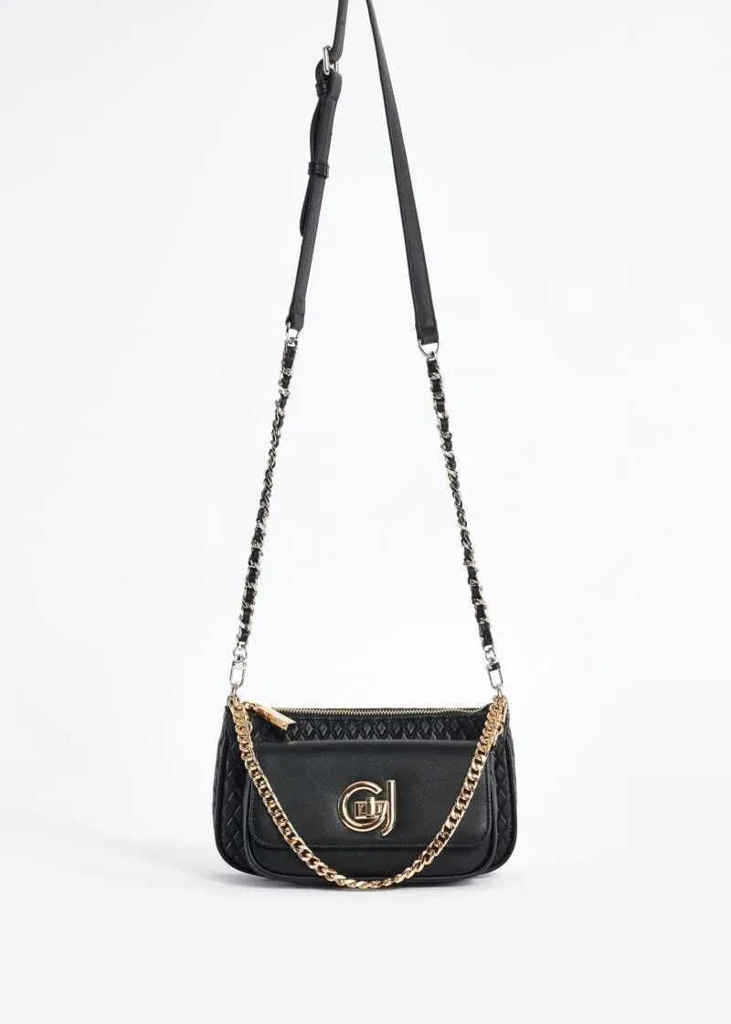 Crossbody in similpelle con pochette