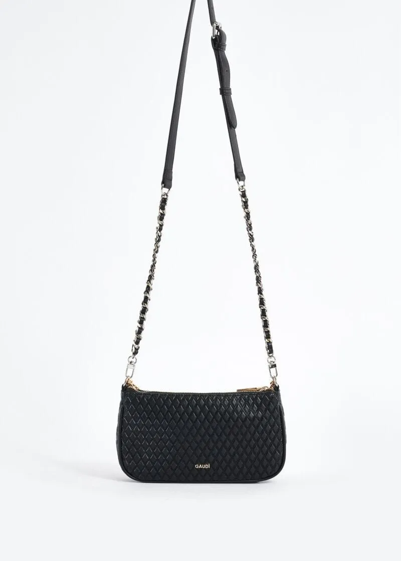 Crossbody in similpelle con pochette