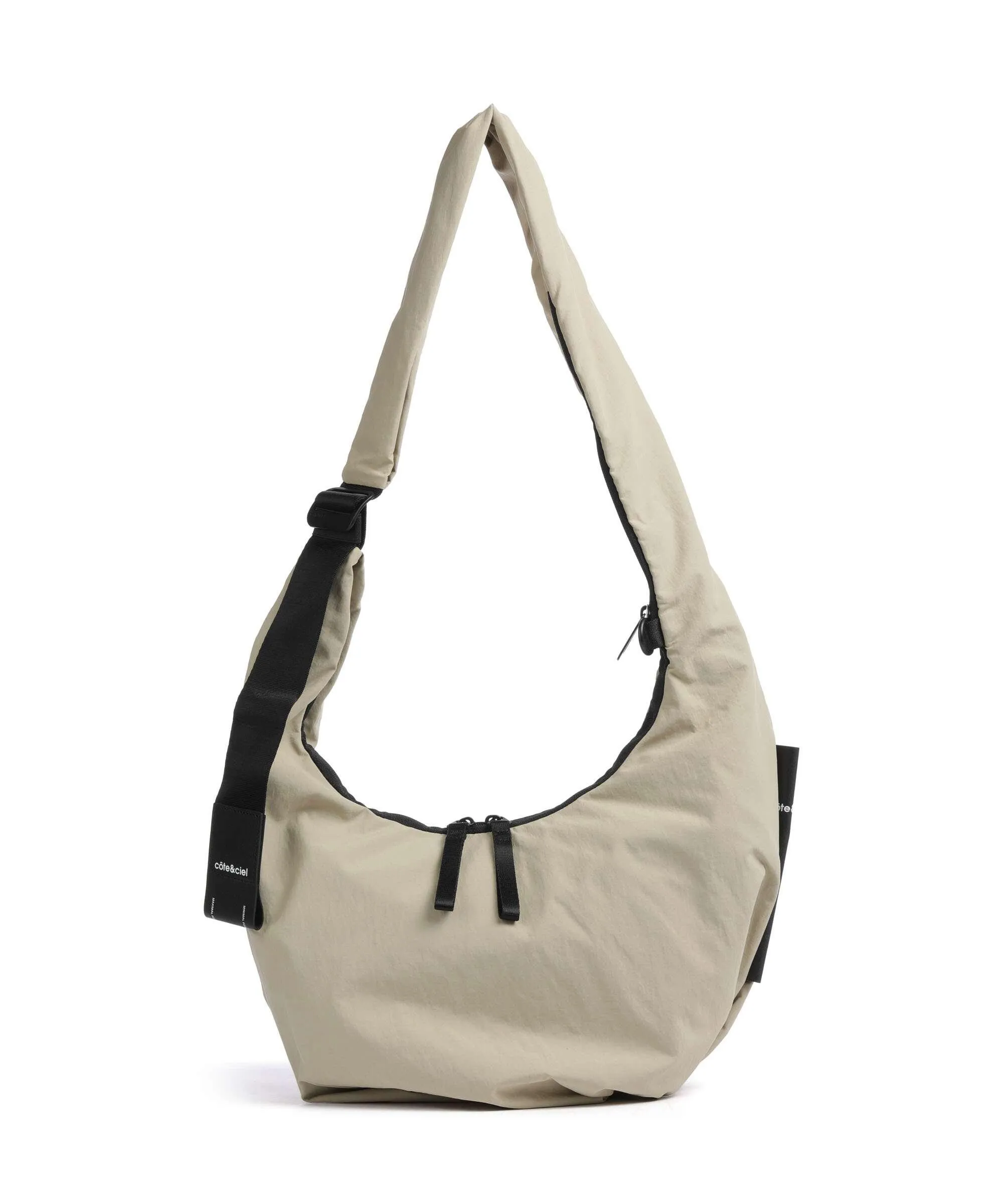  Côte&Ciel Komatsu Onibegie Borsa a tracolla nylon beige  