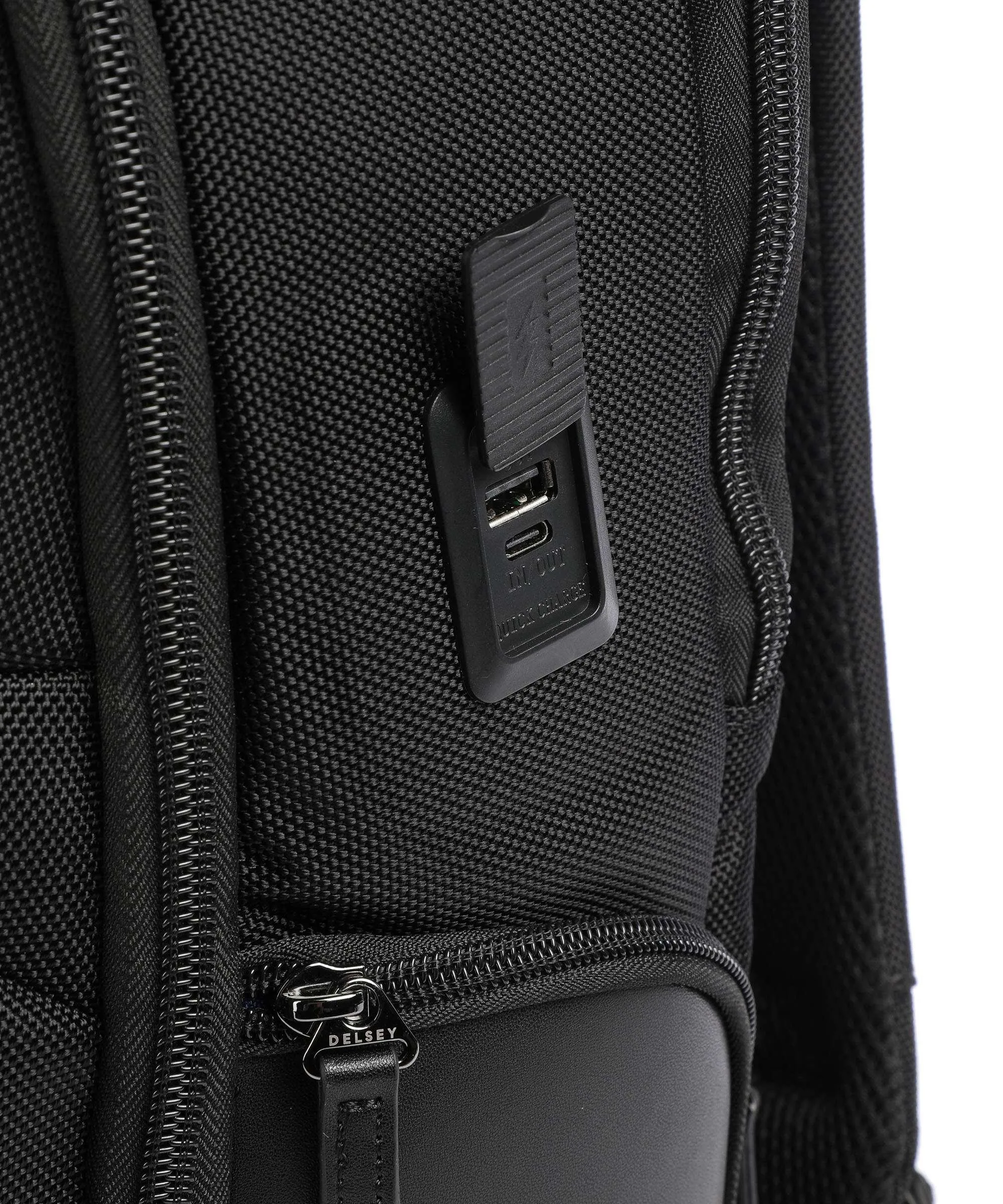  Delsey Paris Wagram Zaino 15″ poliestere nero  