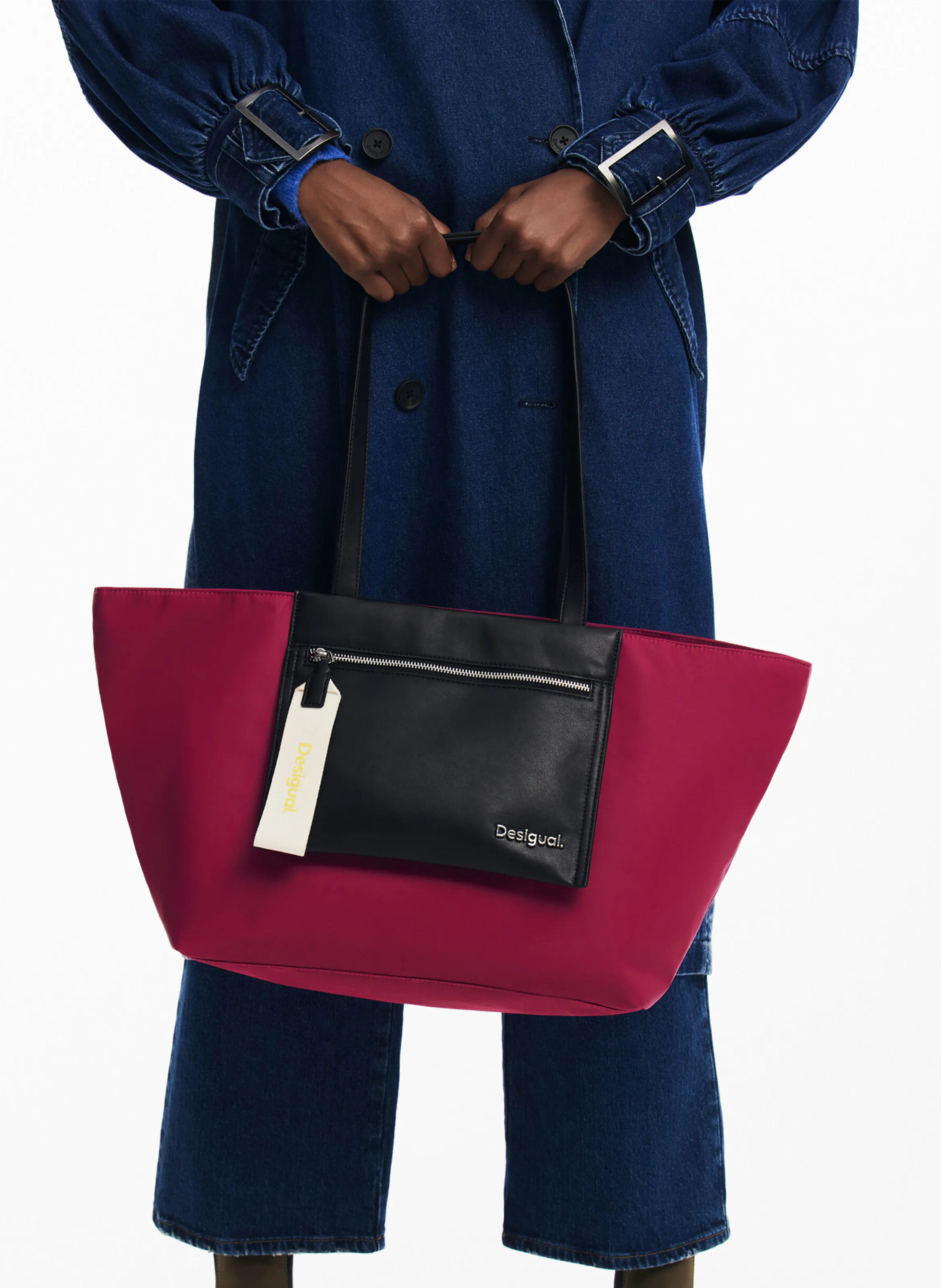  DESIGUAL   Borsa shopper effetto pelle | Rosso