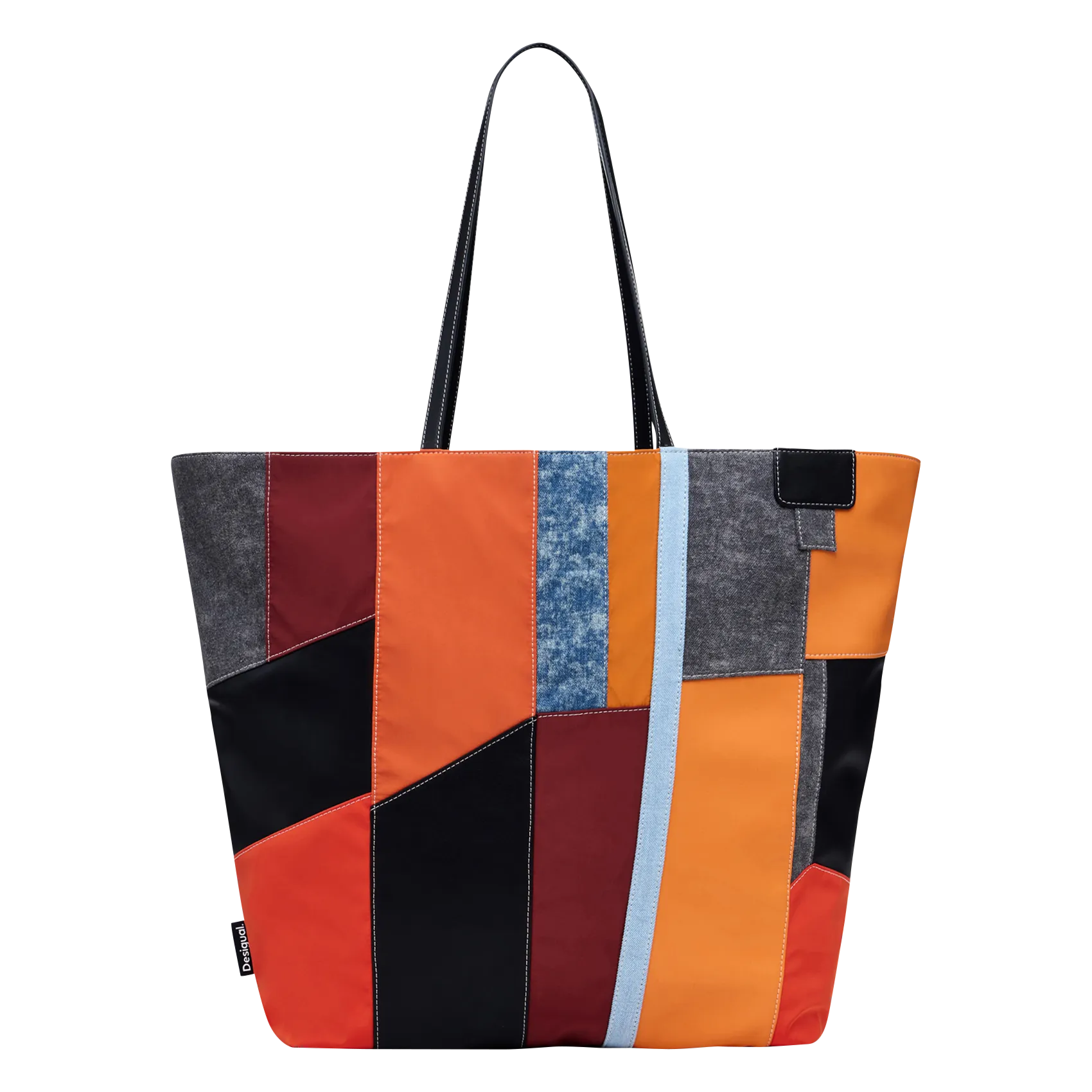  DESIGUAL   Borsa shopper in patchwork | Arancione