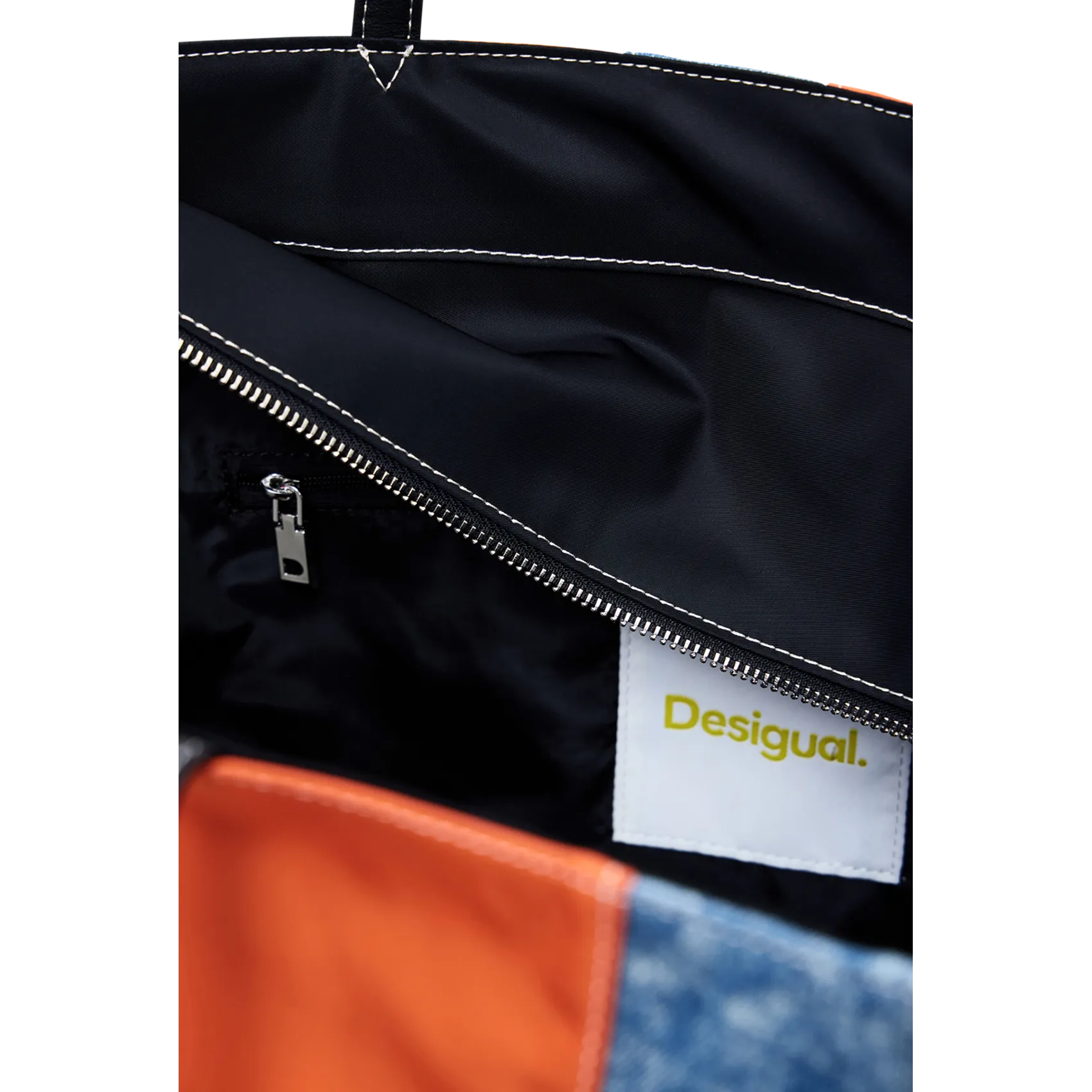  DESIGUAL   Borsa shopper in patchwork | Arancione