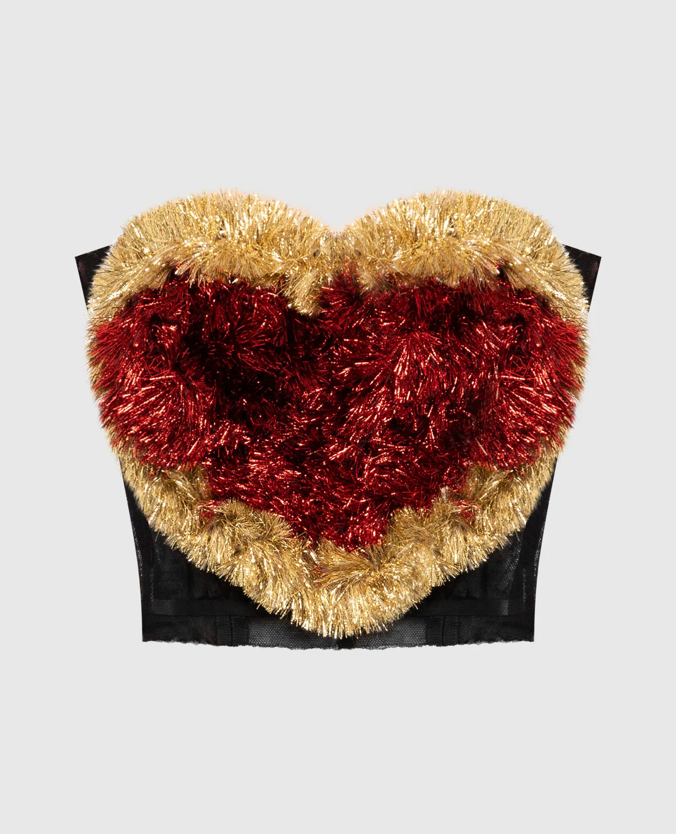 Dolce&Gabbana Parte superiore con applicazioni F73F8ZFLEAA