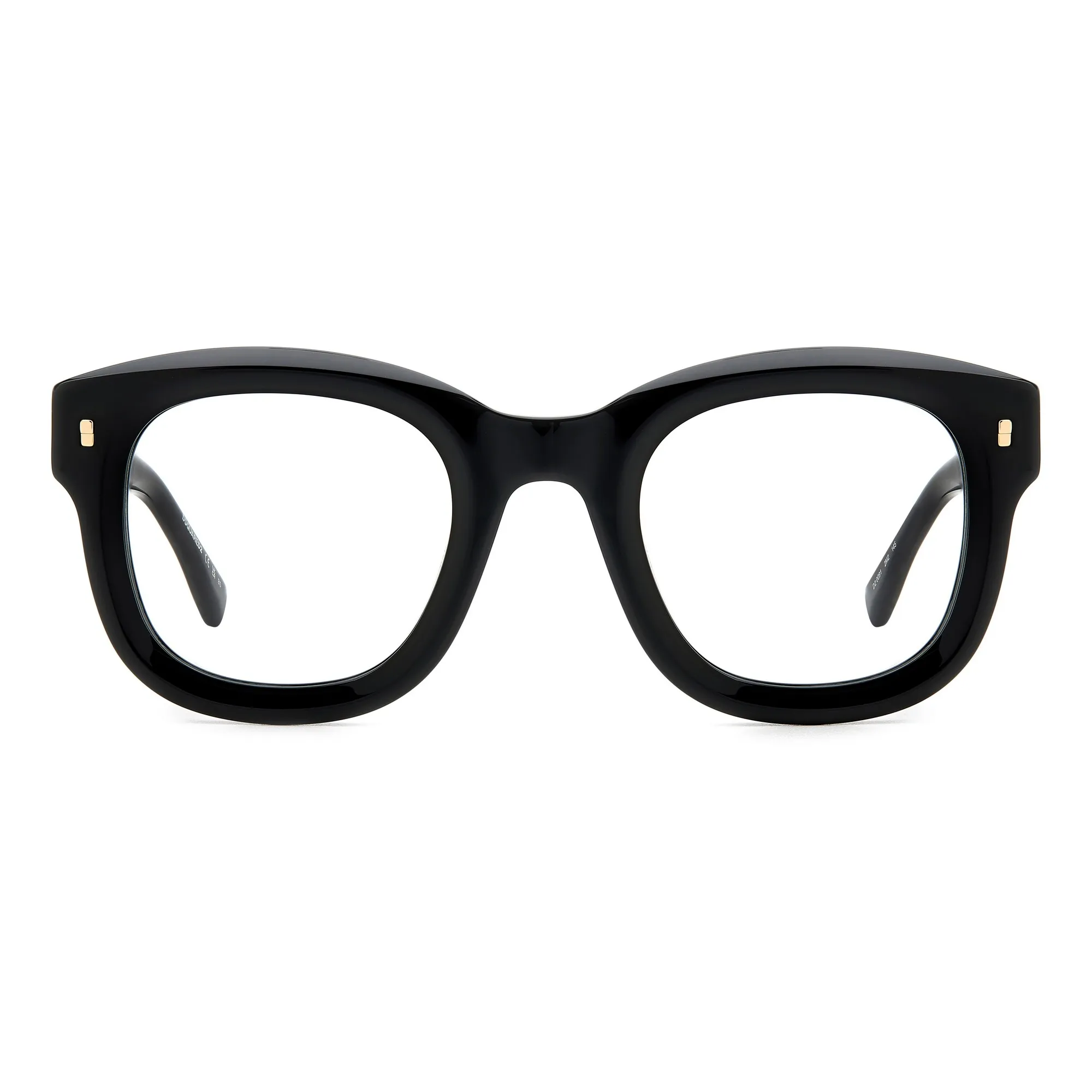   Dsquared2 D2 0091 - 2M2 Oro Nero | Occhiale Da Vista Uomo 