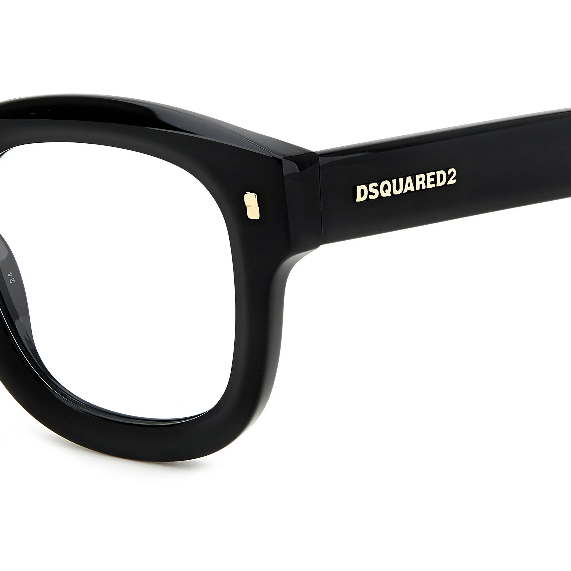   Dsquared2 D2 0091 - 2M2 Oro Nero | Occhiale Da Vista Uomo 