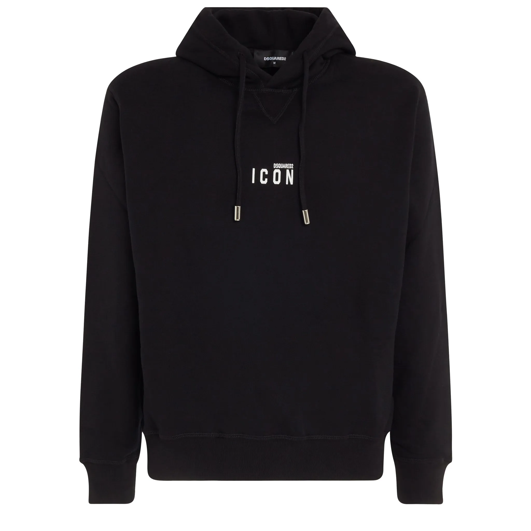 DSQUARED2  Felpa ''Icon'' in cotone nera