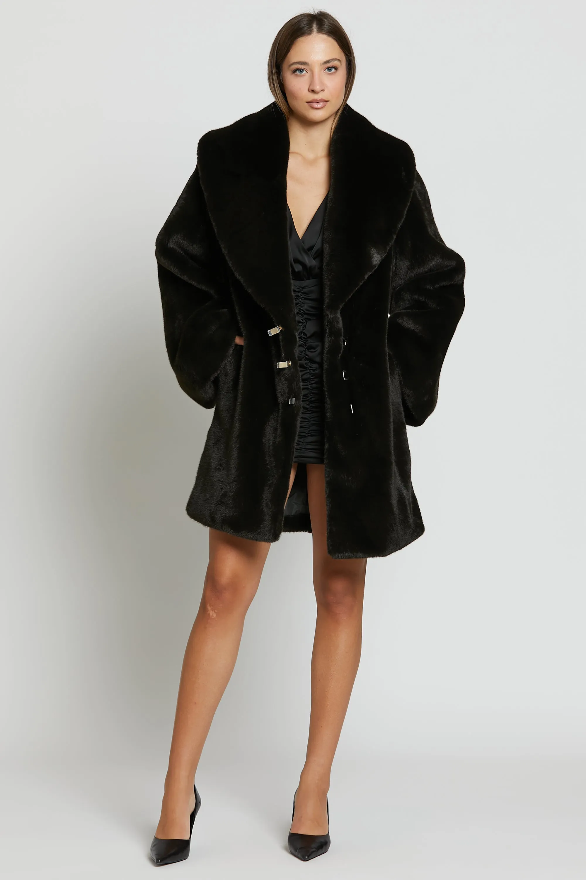 Duchessa Eco Fur Nero-