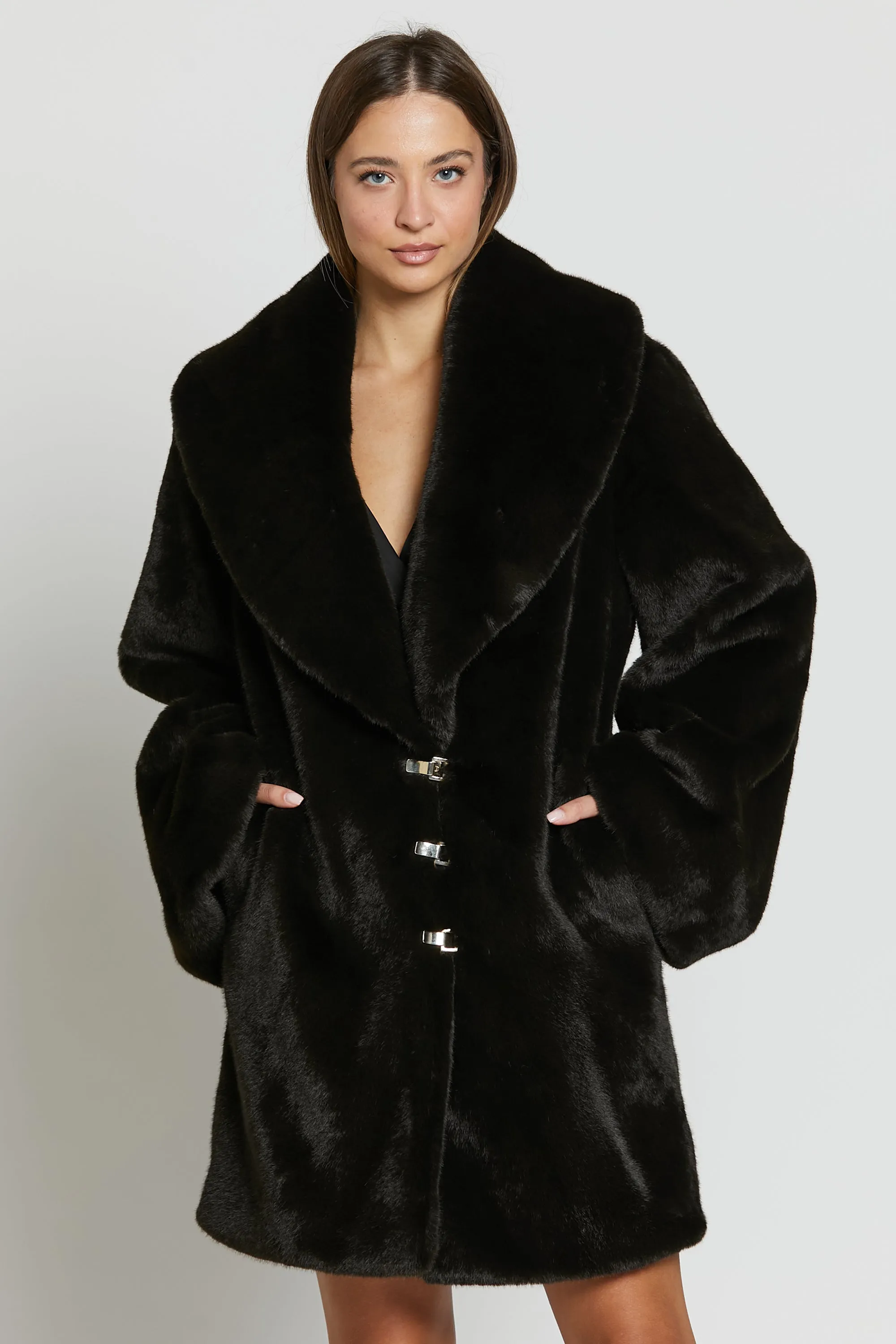 Duchessa Eco Fur Nero-
