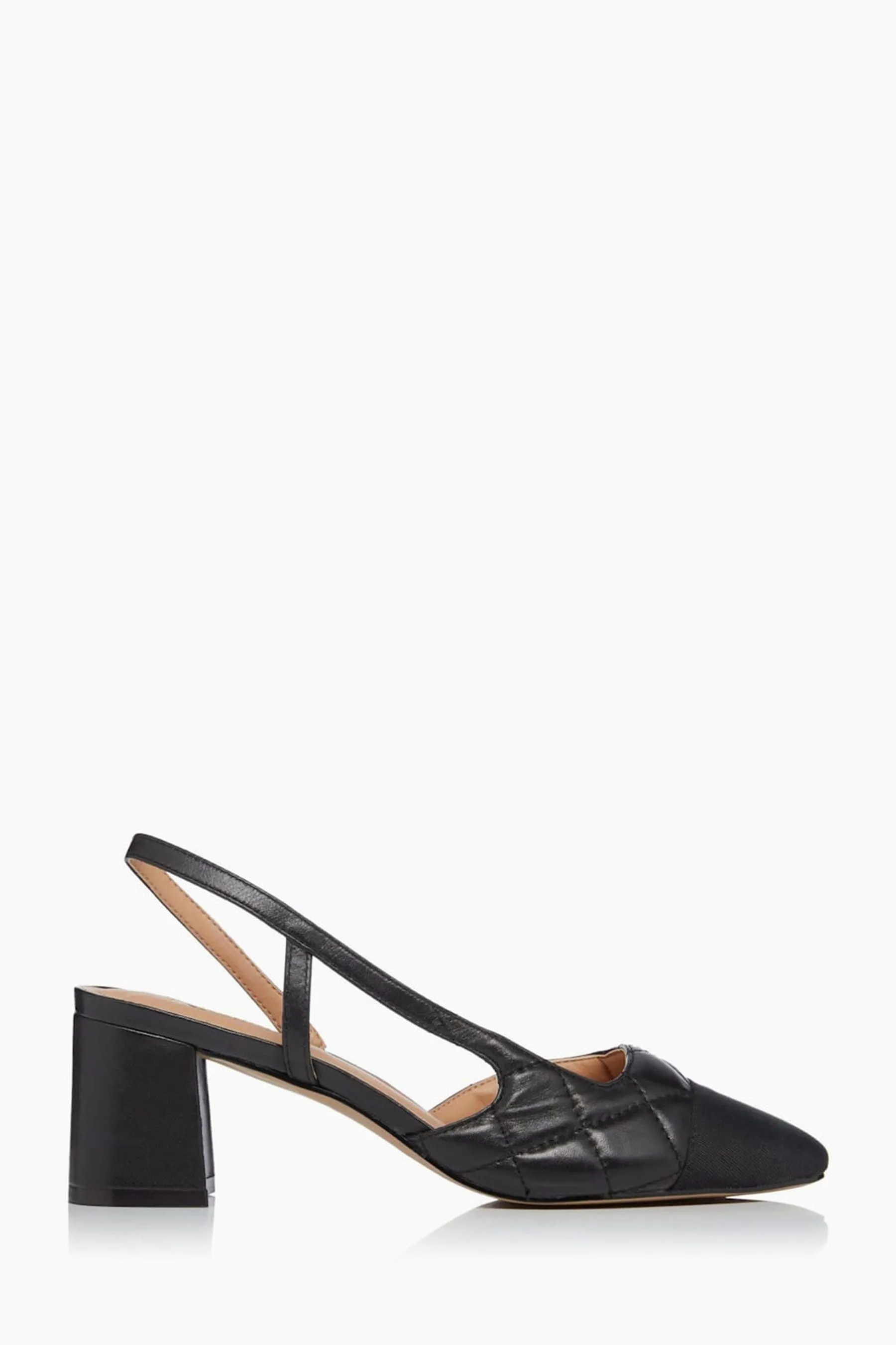 Dune London - Crofts - Sneakers con tacco largo medio e cinturino posteriore