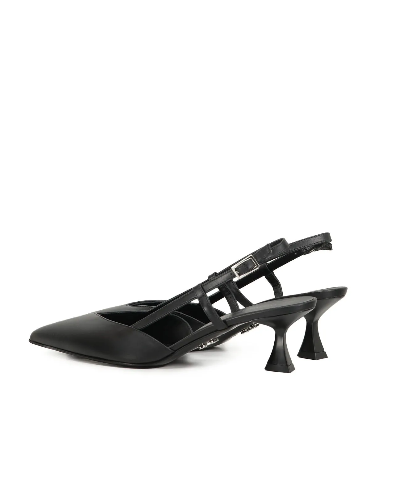 Décolleté Chantal pelle nera