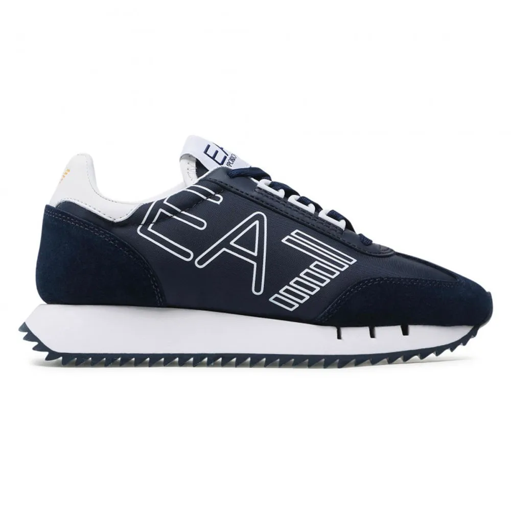 Ea7 Nero&Bianco Vintage Blu Bianco - Sneakers Uomo