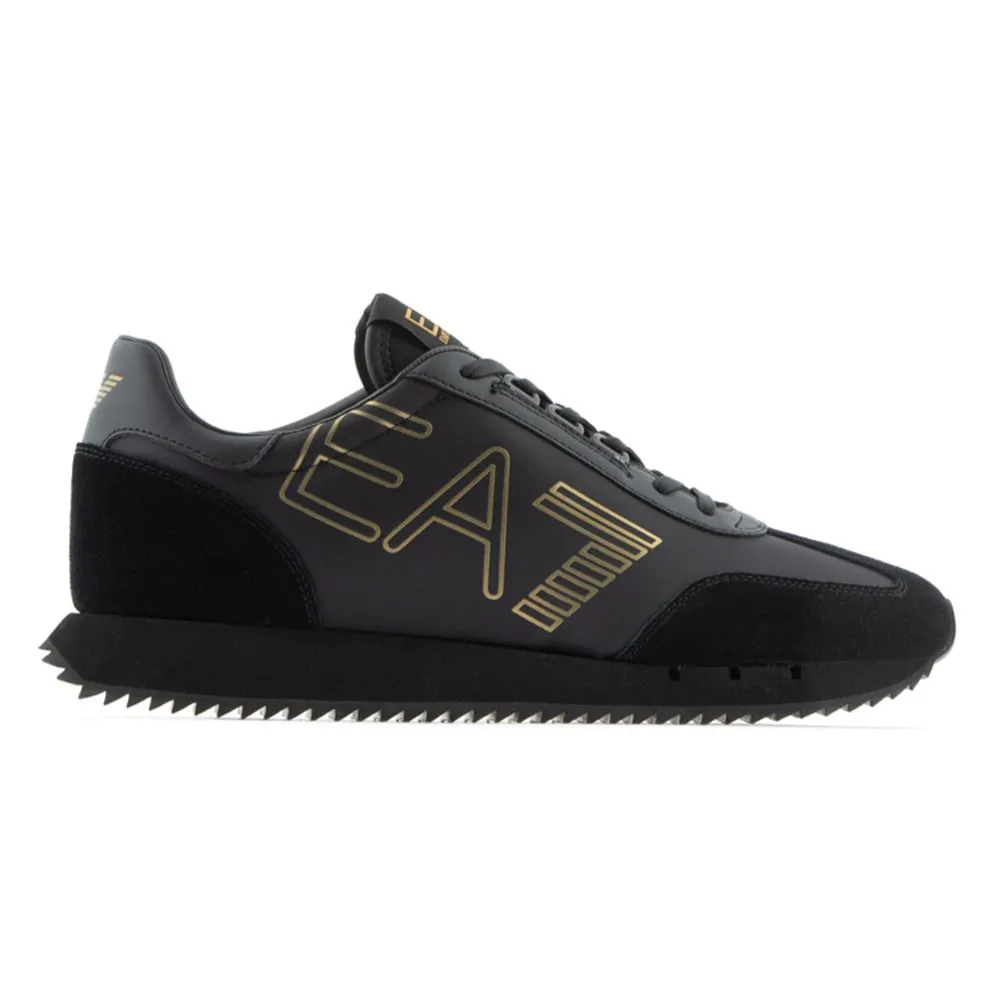 Ea7 Nero&Bianco Vintage Nero Oro - Sneakers Uomo