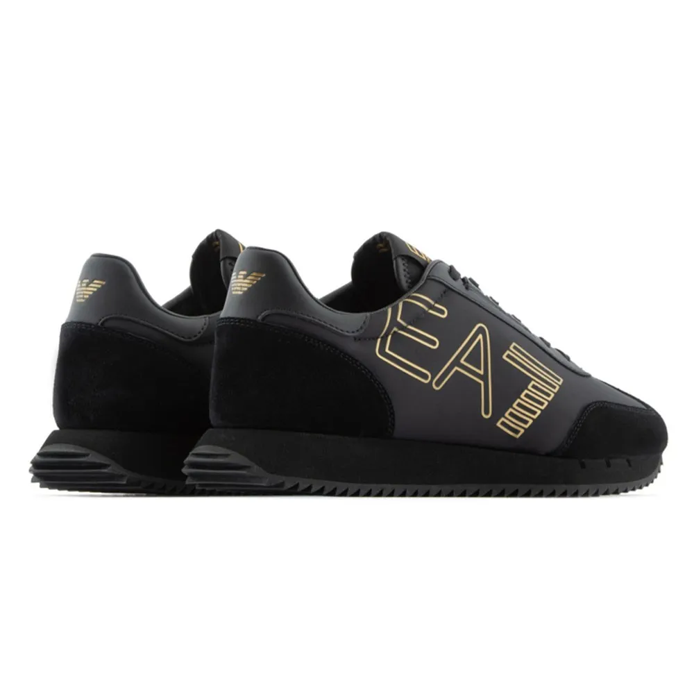 Ea7 Nero&Bianco Vintage Nero Oro - Sneakers Uomo