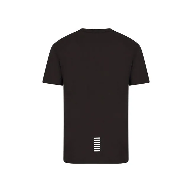 Ea7 T-Shirt Small Logo Uomo Nero