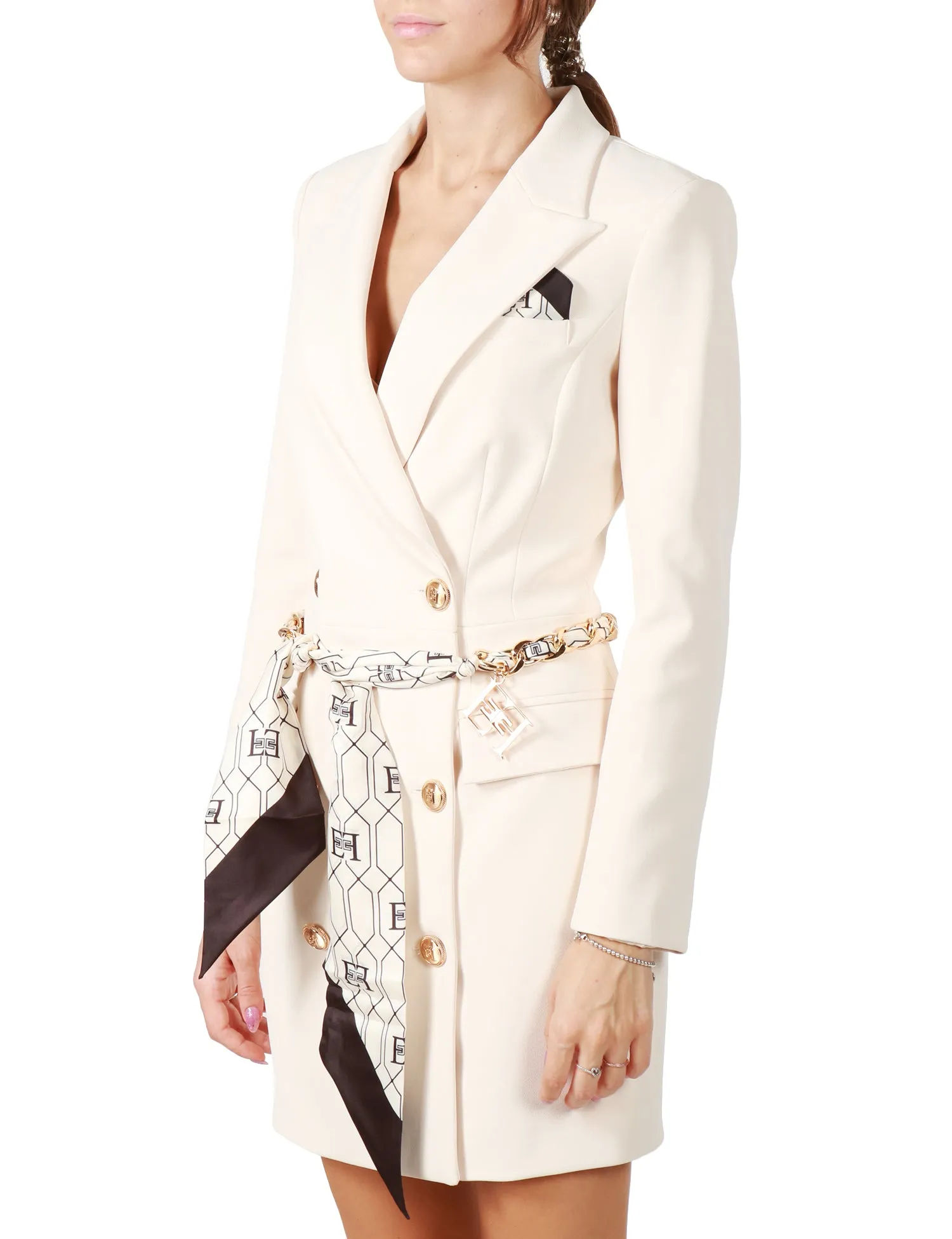 ELISABETTA FRANCHI Abito con cintura