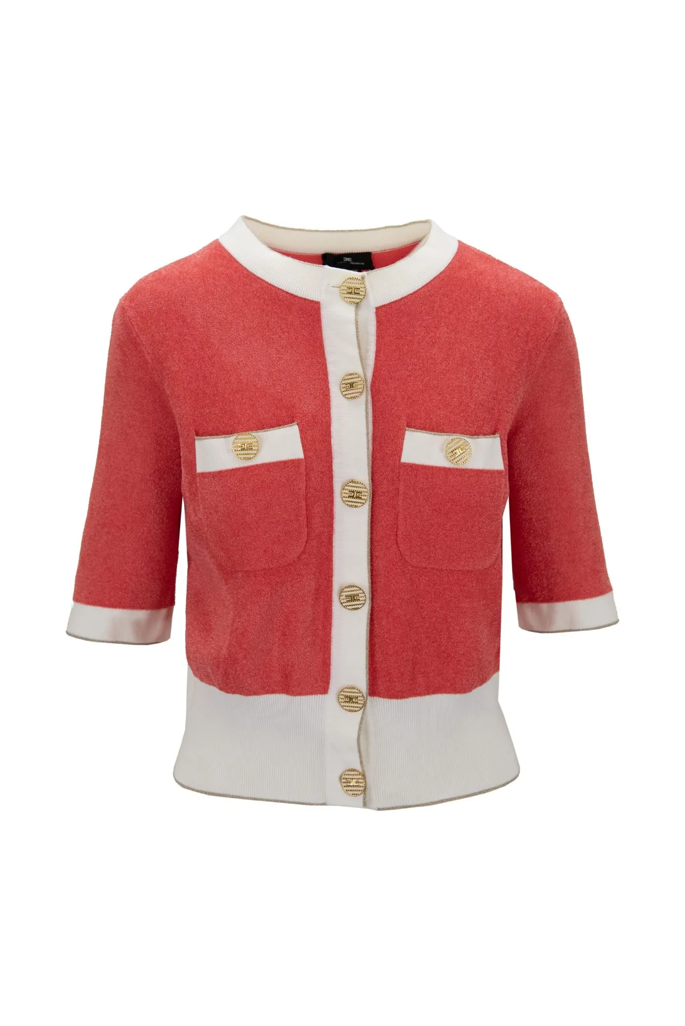 ELISABETTA FRANCHI MK30S02E3 Crop Cardigan