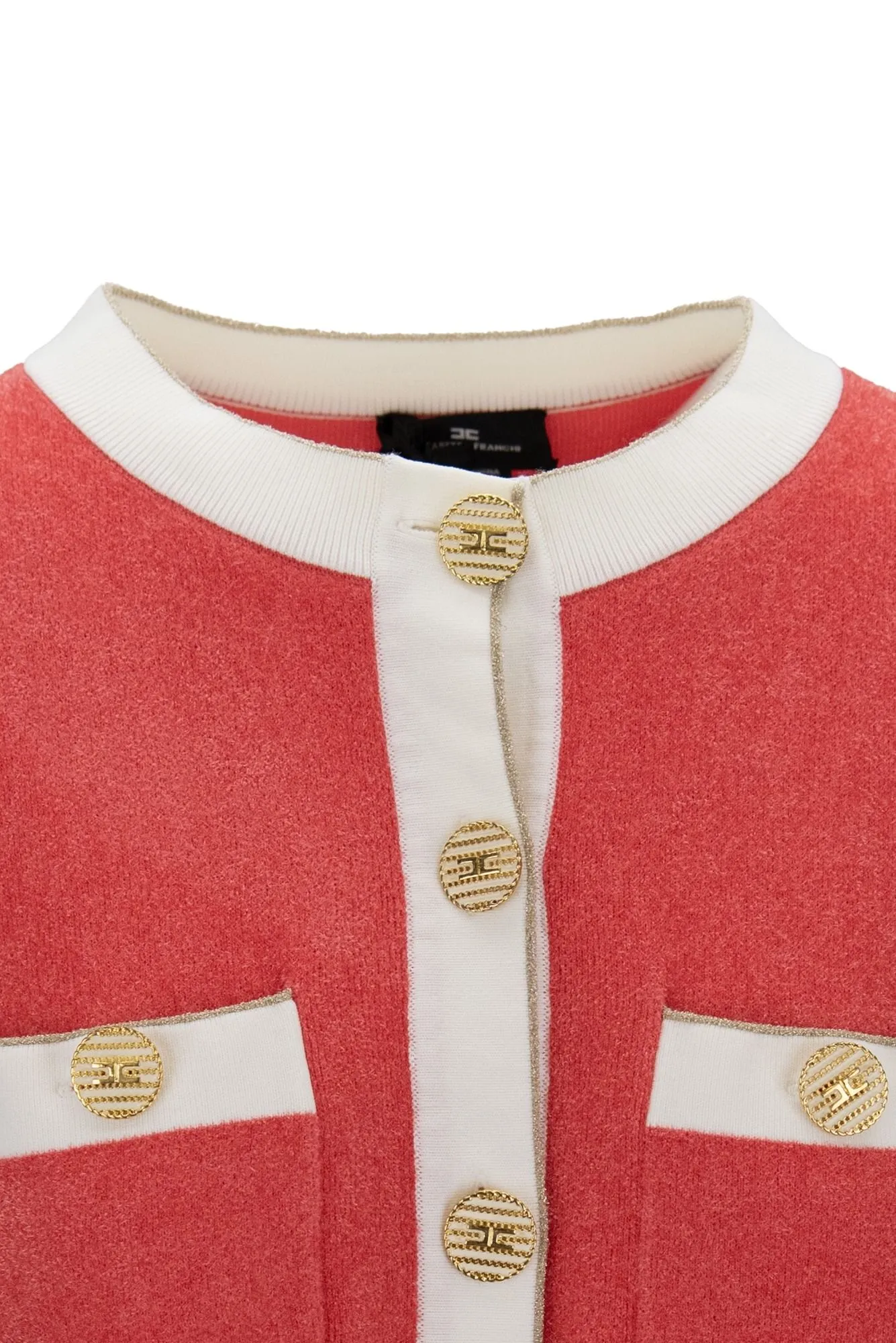 ELISABETTA FRANCHI MK30S02E3 Crop Cardigan