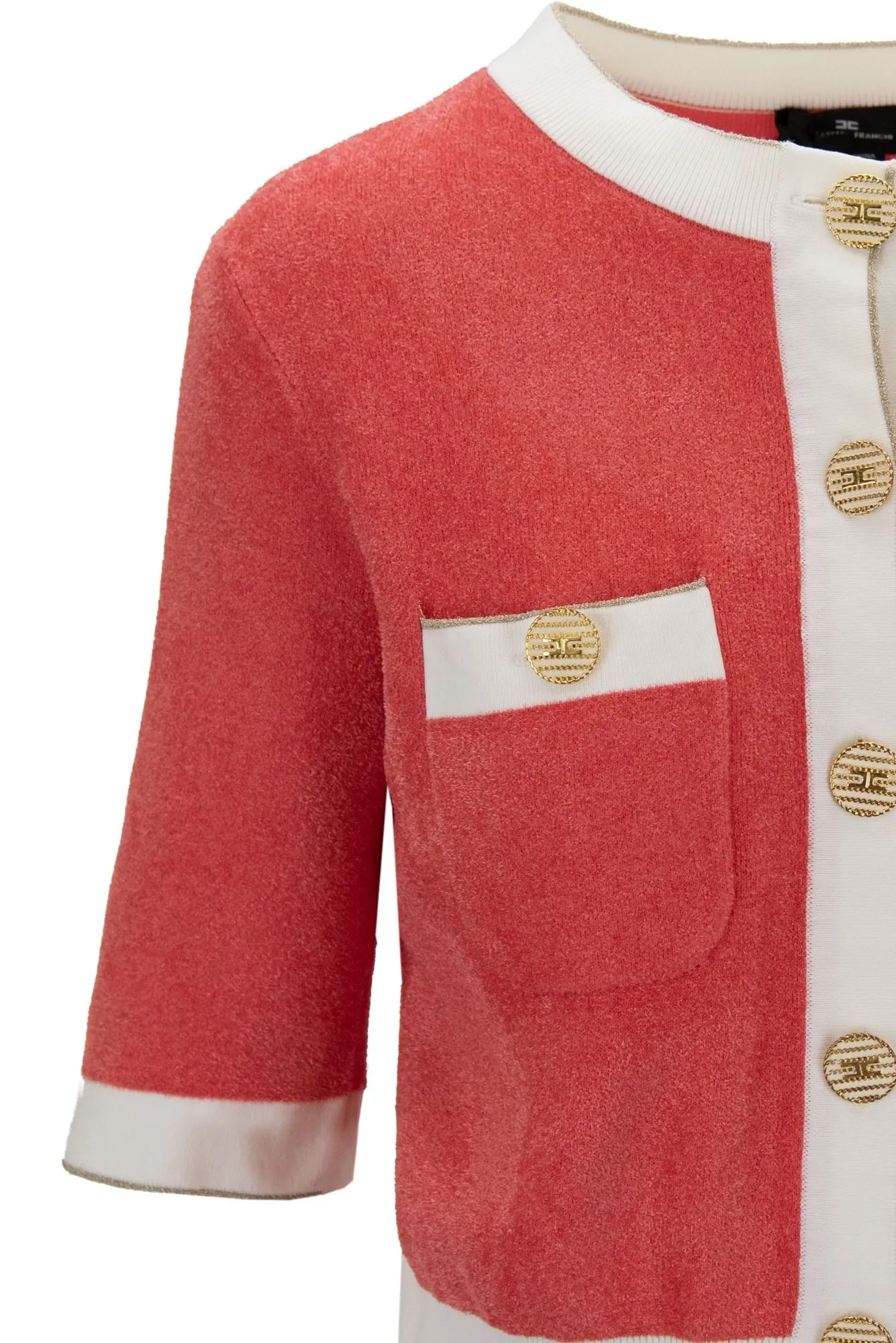 ELISABETTA FRANCHI MK30S02E3 Crop Cardigan