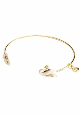 ENAMEL SWAN - Bracciale