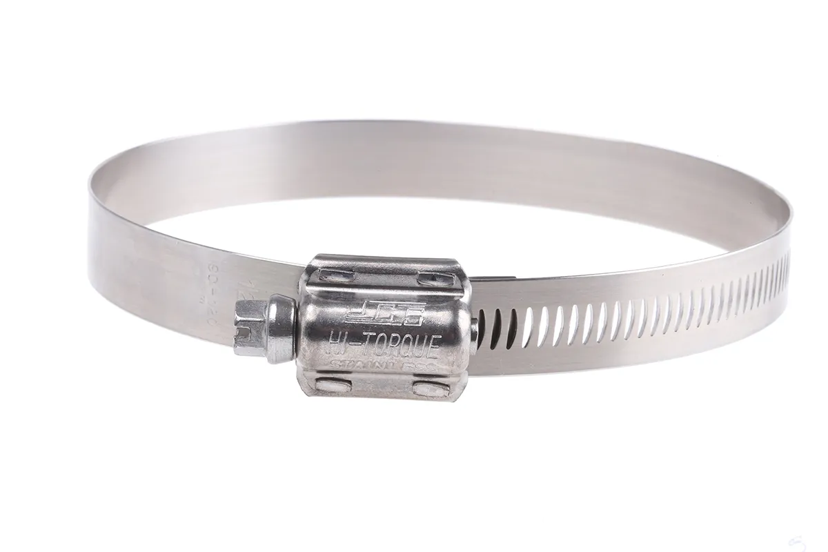Fascetta stringitubo Jubilee (Vite senza fine) HI-TORQUE, Ø 90 → 120mm, in Acciaio inox
