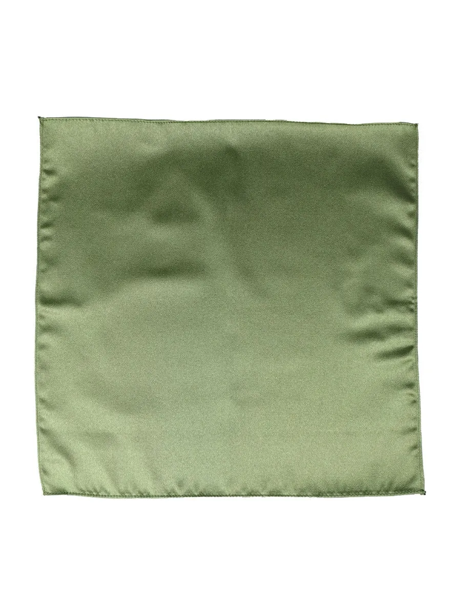 Fazzoletto da taschino AMANTEA in seta raso Verde 