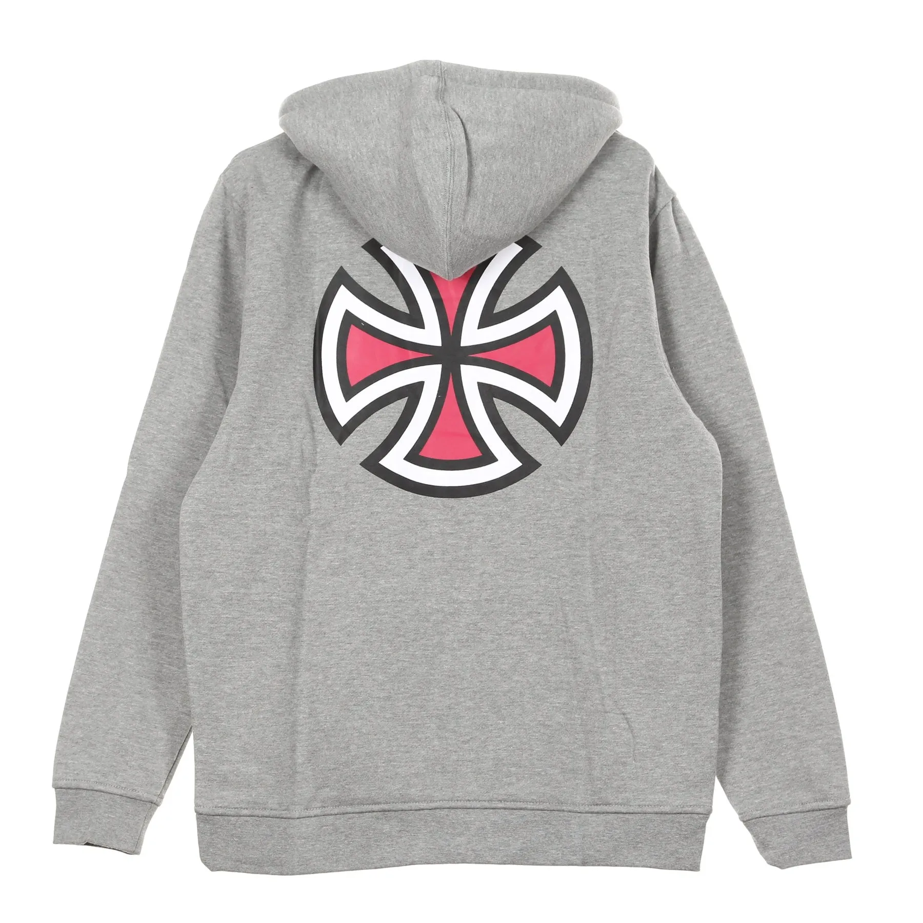 Felpa Cappuccio Uomo Bar Cross Hood Dark Heather